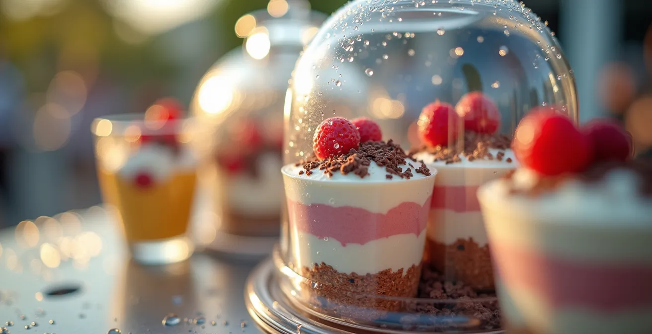 Professionelle mobile Kühllösungen für Desserts bei Outdoor-Catering