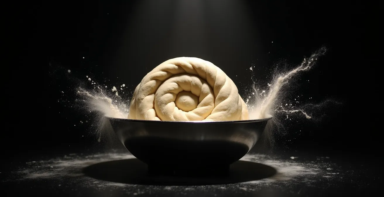 Überhitzter Motor eines günstigen Mixers bei Teigherstellung